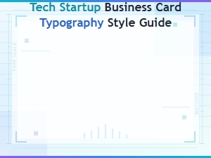 Typography Essentials for Startup Business Cards