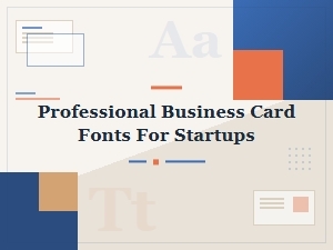 Crafting Startup Identity with Modern Fonts